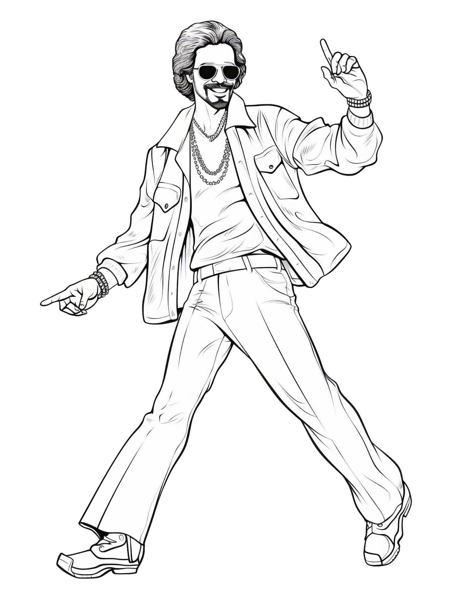 Groovy Coloring Book | 25-Page Canva Template with Retro & Psychedelic Designs | Funky, Wavy, and Abstract Coloring Pages | Digital Download - Social Canvas