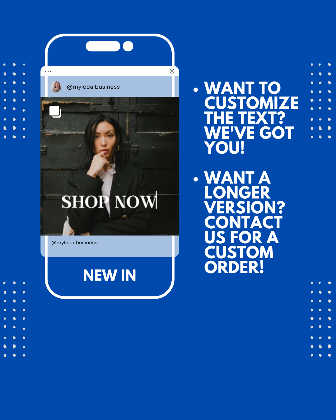 15 Second | Product Showcase Video | Custom-Made For You | 15-Second Sale Promo for Social Media | Include Product Images and Videos |