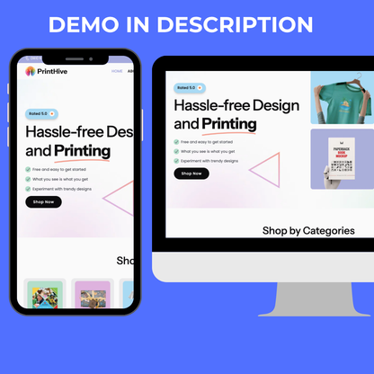 Shopify Print-On-Demand Store (POD) + $50 Facebook Ads