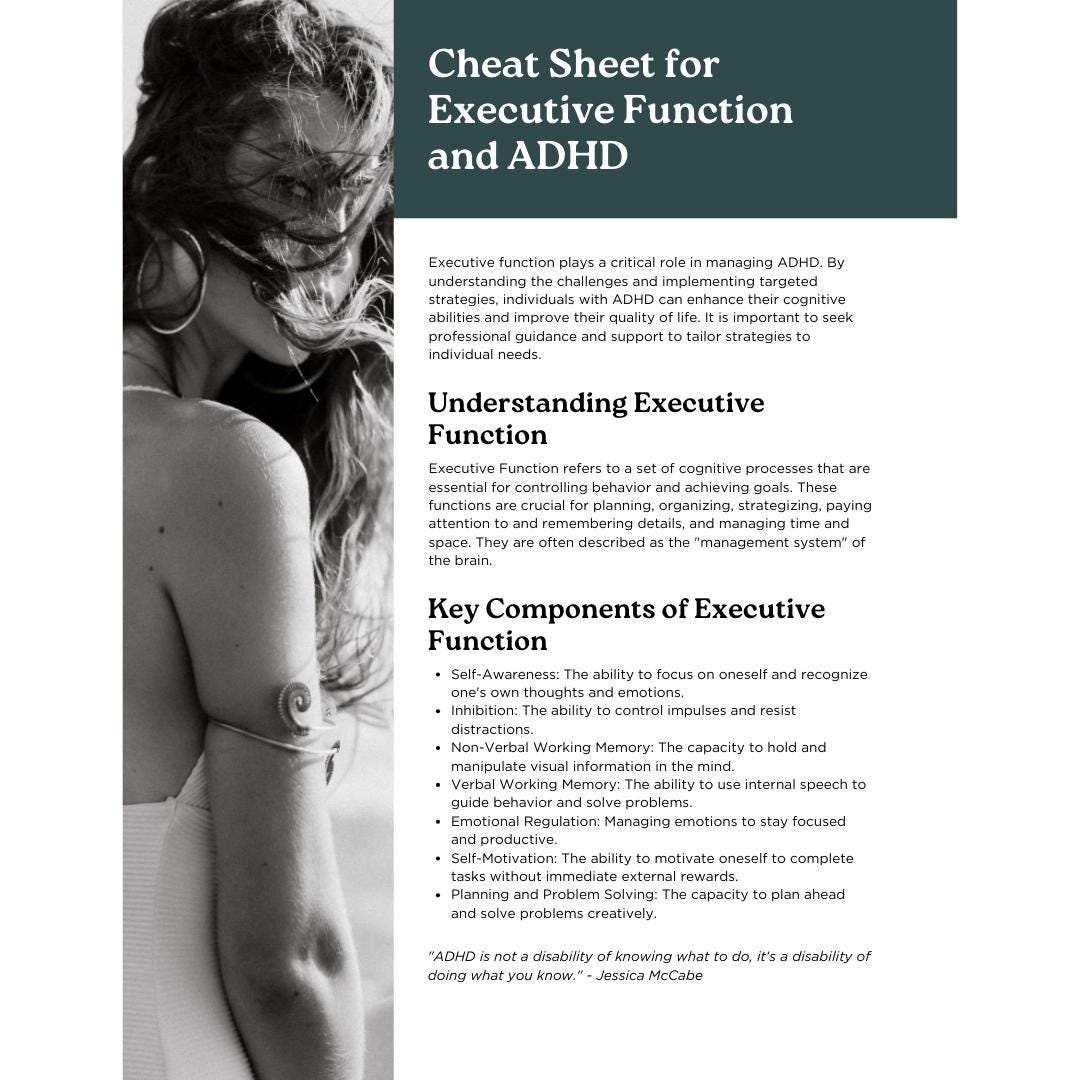 ADHD & Executive Functioning Canva Worksheets | Digital Planner for Focus, Organization and Productivity | ADHD Support PDF - Social Canvas