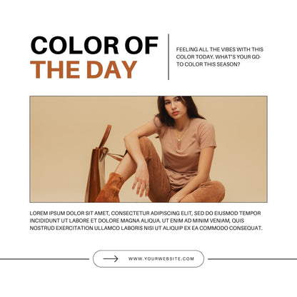 30 Fashion Instagram Post Templates | Social Media Planner and Analytics Guide | Outfit Inspo, Hauls & Trendy Social Media Graphics - Social Canvas