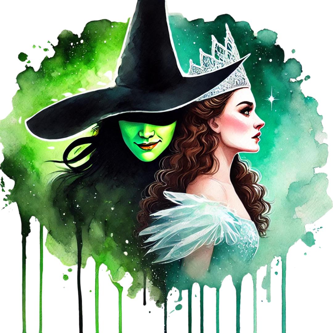 Wicked and Wizard of OZ Inspired 30 Original Artwork Without Watermark | PNG Digital Download | Witch Themed Artwork for Crafts & Design - Social Canvas