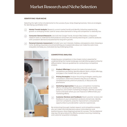 Drop Shipping Business Planner | E-Commerce Startup Guide | Supplier & Marketing Tracker - Social Canvas