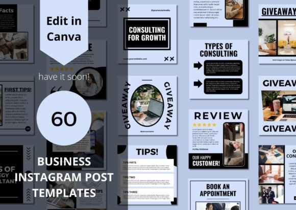 60 Business Social Media Canva Templates - Social Canvas