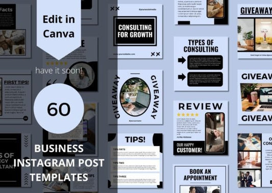 60 Business Social Media Canva Templates - Social Canvas
