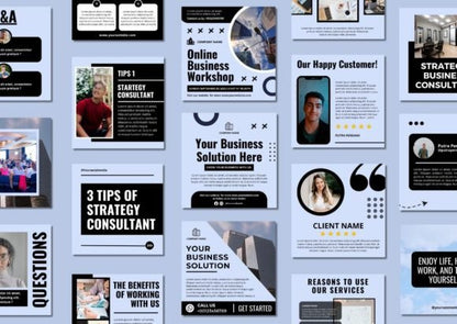 60 Business Social Media Canva Templates - Social Canvas