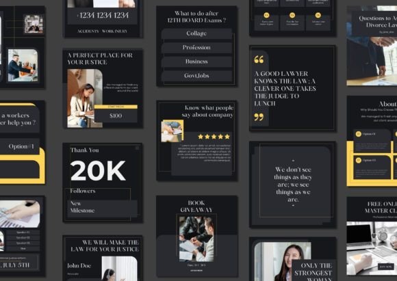 60 Luxury Social Media Canva Templates - Social Canvas