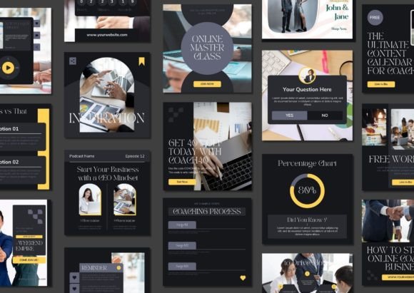 60 Luxury Social Media Canva Templates - Social Canvas
