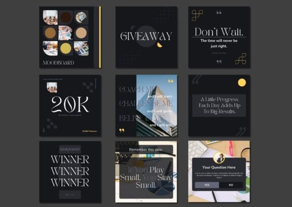 60 Luxury Social Media Canva Templates - Social Canvas