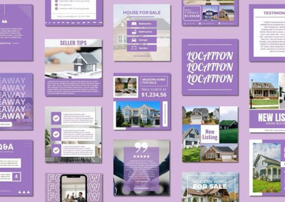 60 Real Estate Social Media Templates - Social Canvas