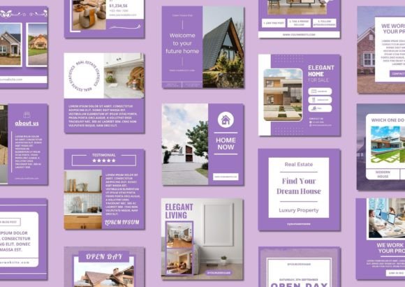 60 Real Estate Social Media Templates - Social Canvas