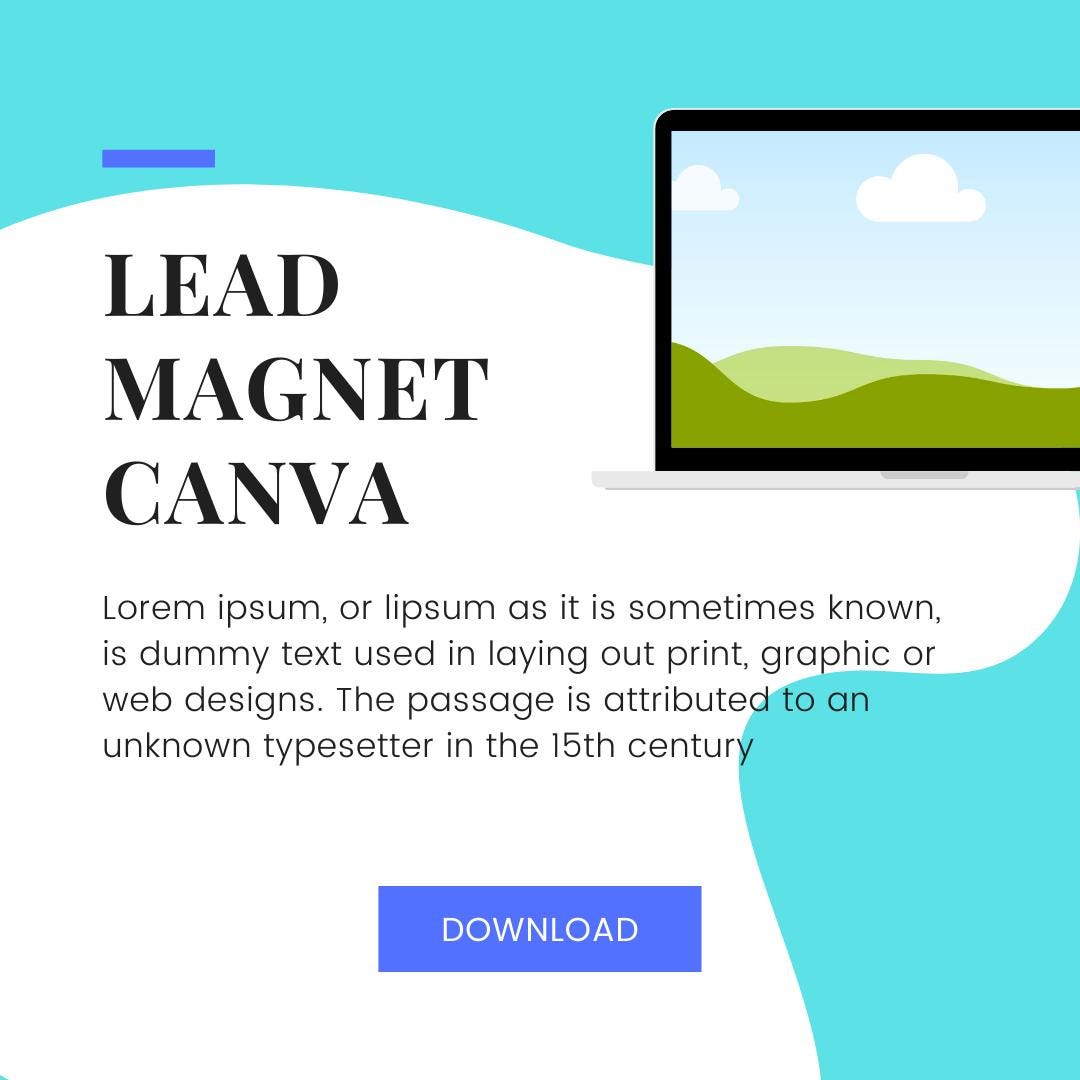 Lead Magnet Instagram Templates Canva | Social Media Marketing Kit | Online Course & Freebie Promotion | Digital Download - Social Canvas