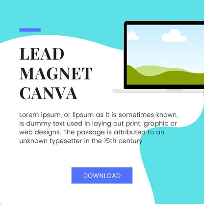 Lead Magnet Instagram Templates Canva | Social Media Marketing Kit | Online Course & Freebie Promotion | Digital Download - Social Canvas
