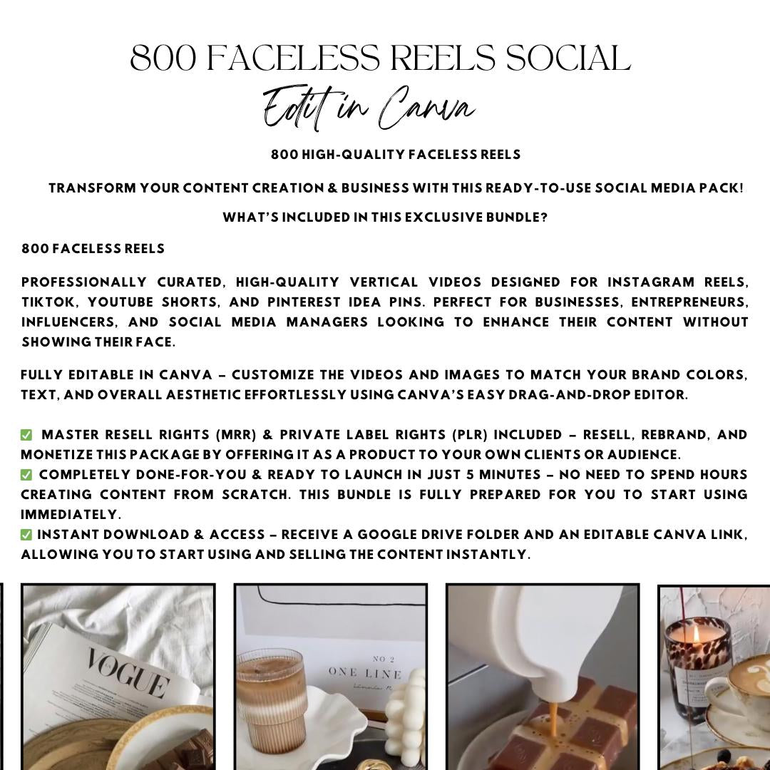 Childcare Social Media Canva Templates | Social Media Planner, Analytics Guide and 800 Faceless Videos | Daycare and Preschool Marketing Kit - Social Canvas