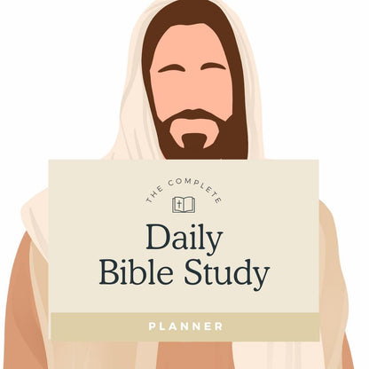 Daily Bible Study Planner | Prayer Journal and Scripture Reflection | Digital Christian Devotional - Social Canvas