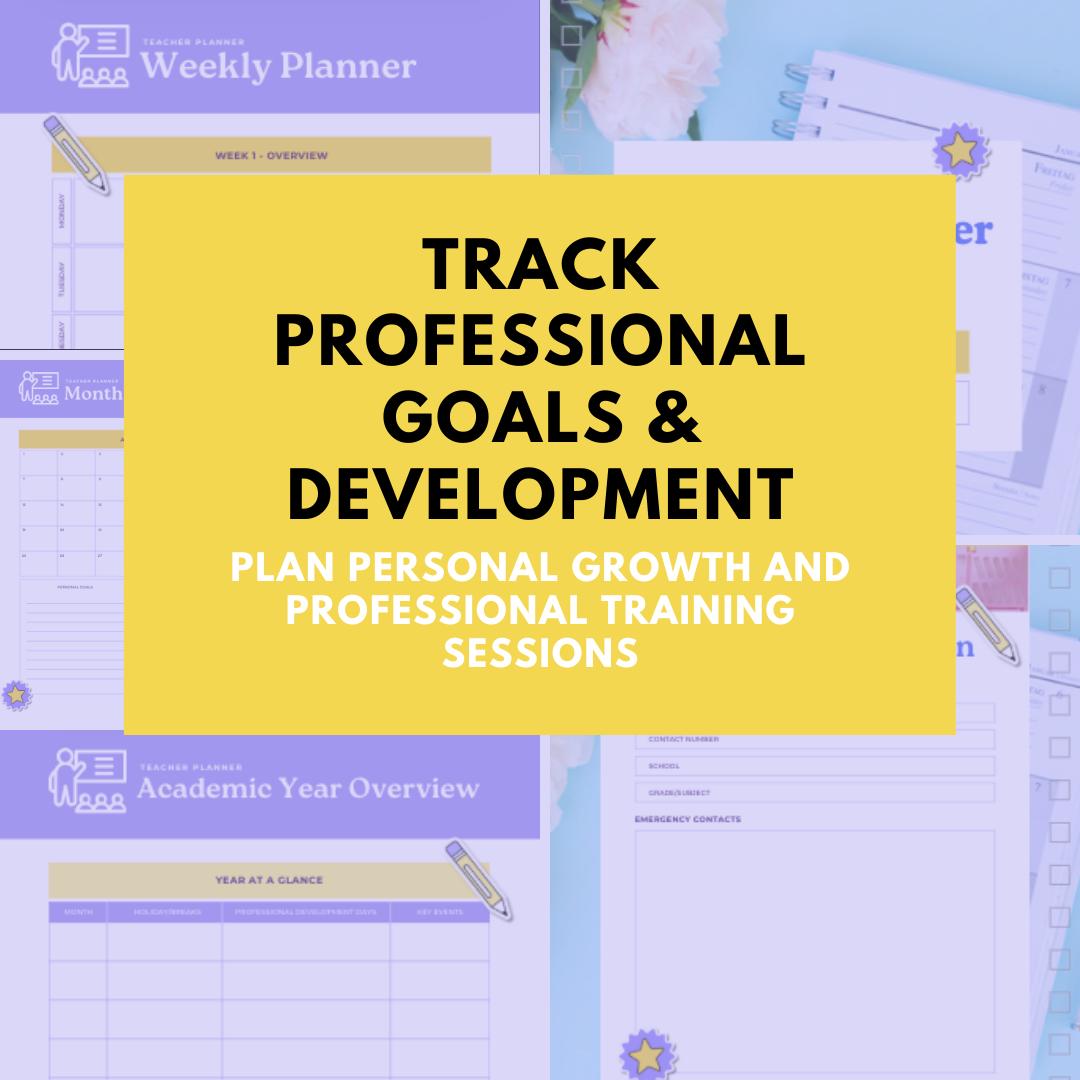 Teacher Planner | Editable Canva Template | Digital & Printable Classroom Organizer - Social Canvas