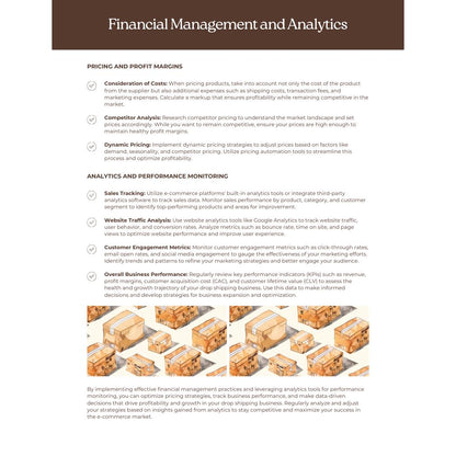 Drop Shipping Business Planner | E-Commerce Startup Guide | Supplier & Marketing Tracker - Social Canvas