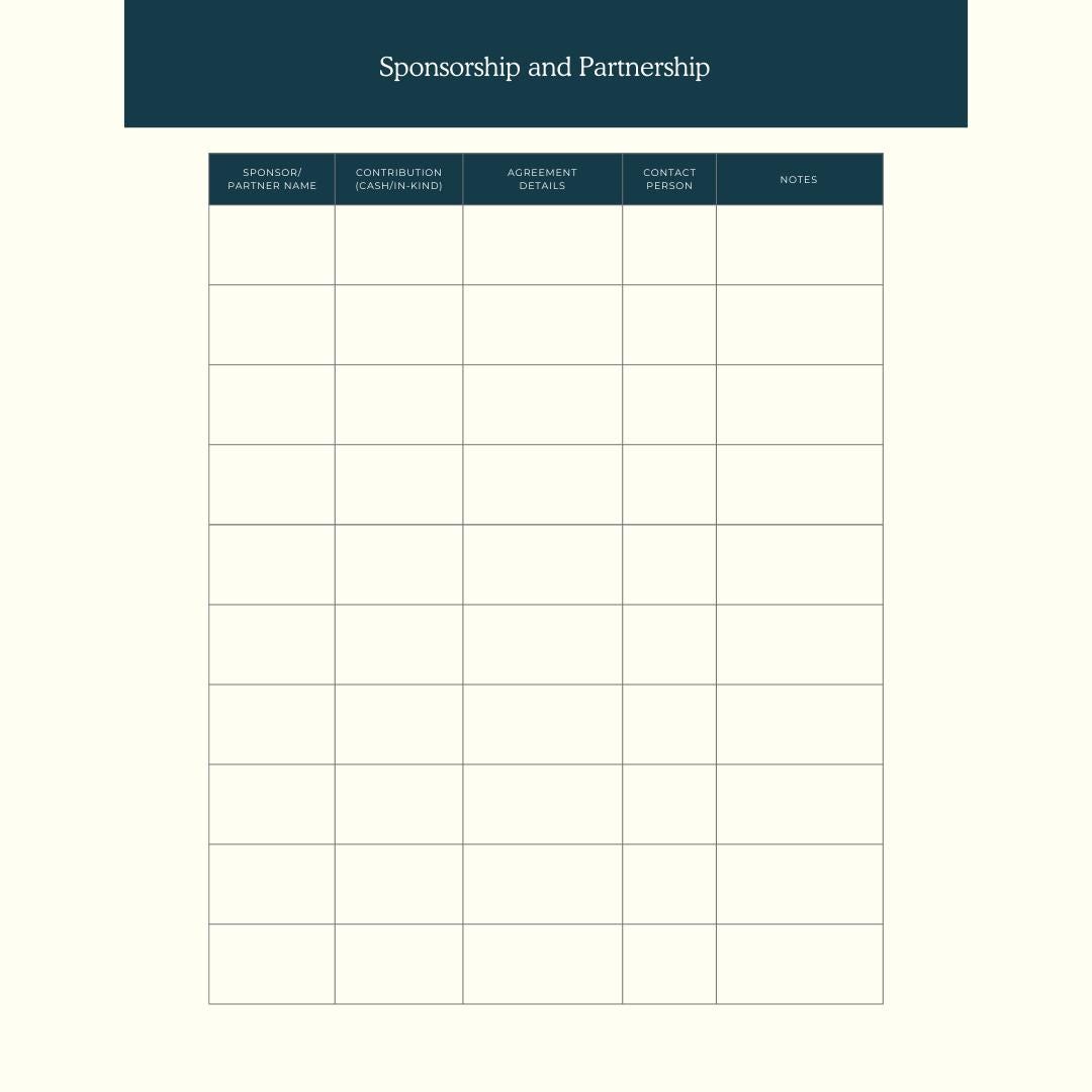Non-Profit Planner | Fundraising, Grant Tracking & Organizational Management Guide - Social Canvas