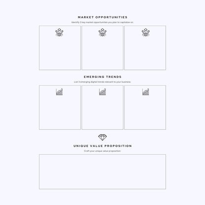 Online Business Planner 2025 | Digital Entrepreneur Strategy Guide & Startup Roadmap - Social Canvas