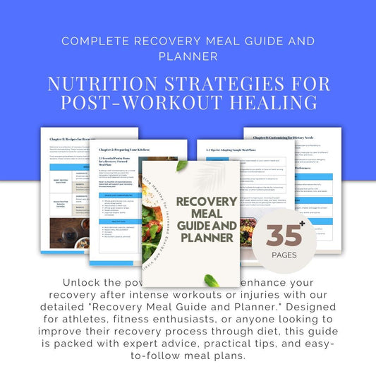 60 High Protein Snack Ideas eBook and Complete Recovery Meal Guide and Planner: Nutrition Strategies for Post-Workout Healing - Social Canvas
