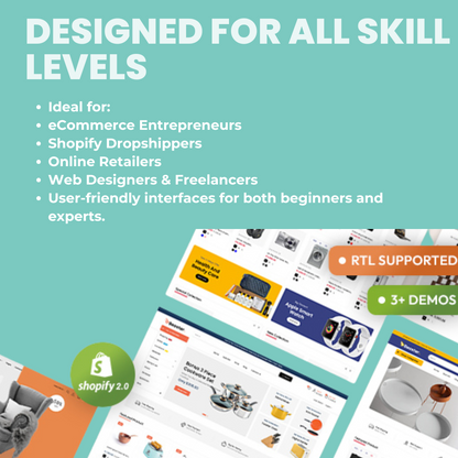 Ultimate Shopify Theme Collection – 250 Resellable eCommerce Templates