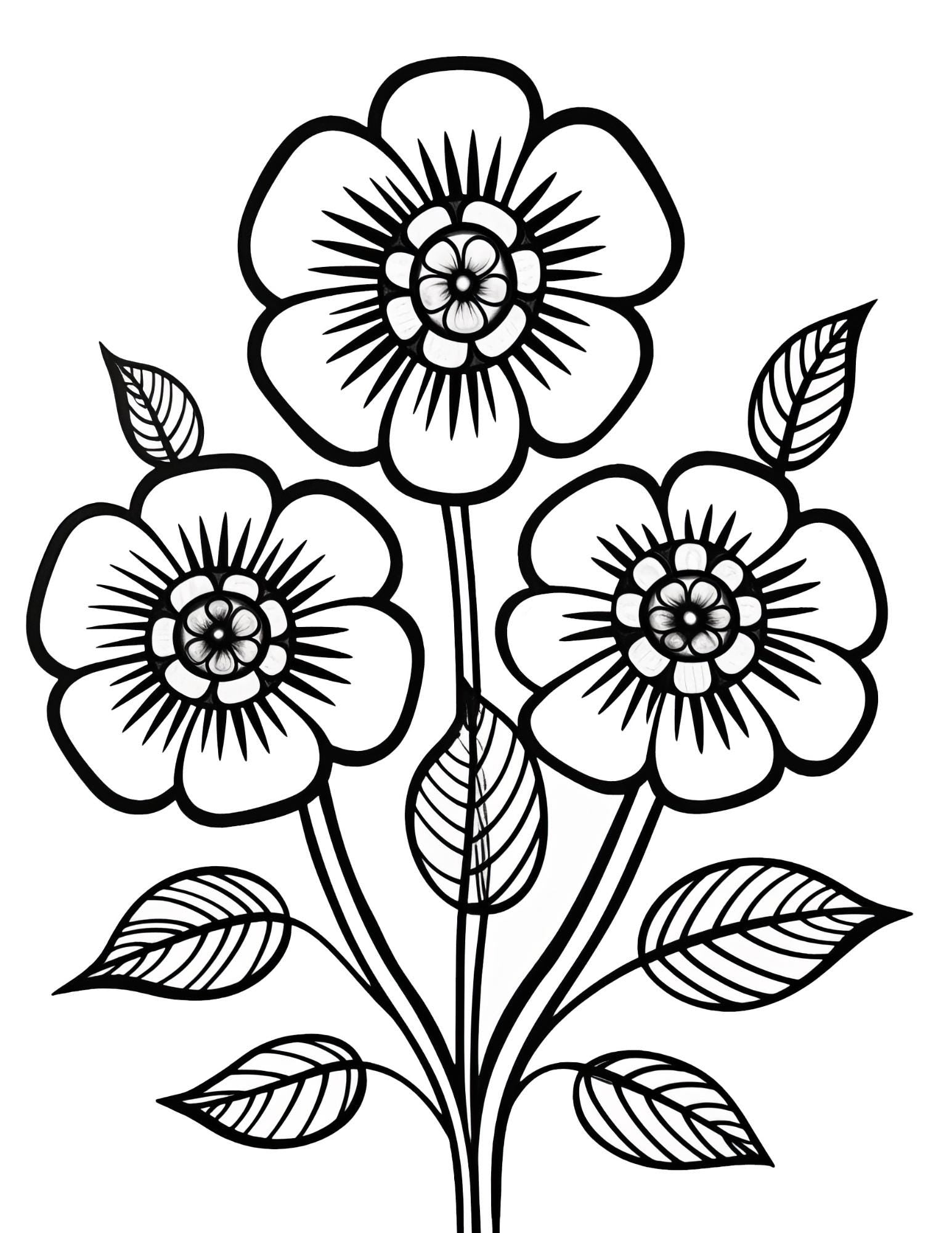 Folk Art Coloring Book | 25-Page Canva Template with Traditional Folk-Inspired Designs | Creative Coloring Pages for All Ages - Social Canvas