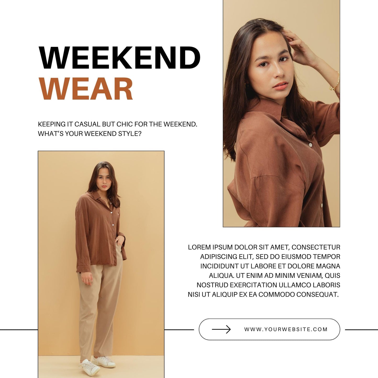 30 Fashion Instagram Post Templates | Editable Canva Templates | Outfit Inspo, Hauls & Trendy Social Media Graphics | Instant Download - Social Canvas