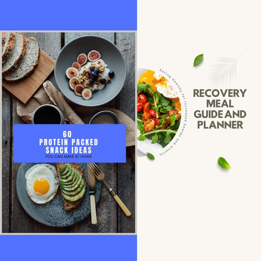 60 High Protein Snack Ideas eBook and Complete Recovery Meal Guide and Planner: Nutrition Strategies for Post-Workout Healing - Social Canvas