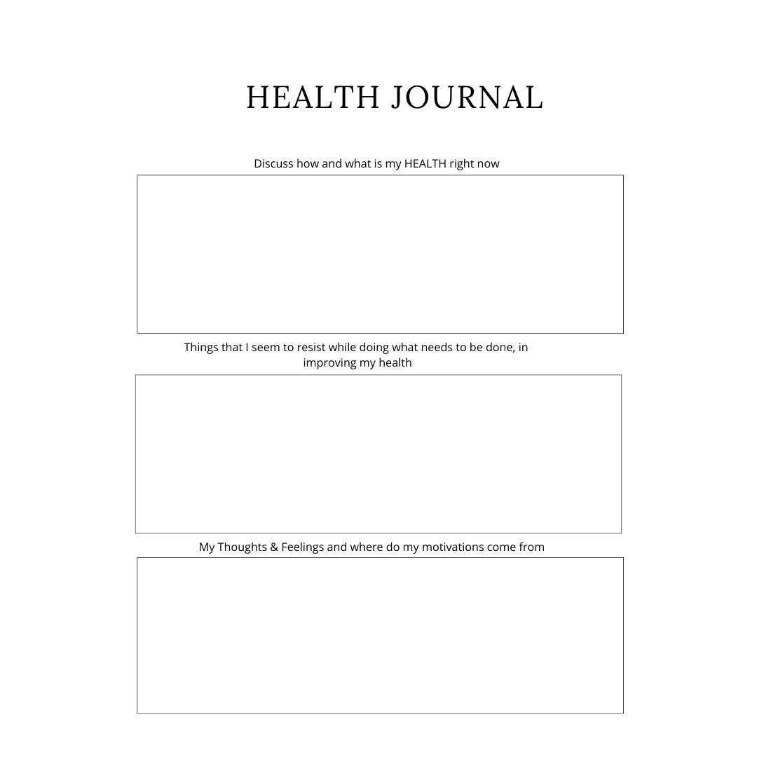 60-Page Nutrition Planner Canva Template | Printable Health Journal | Meal and Food Tracker | Wellness and Diet Planner | Digital Download - Social Canvas