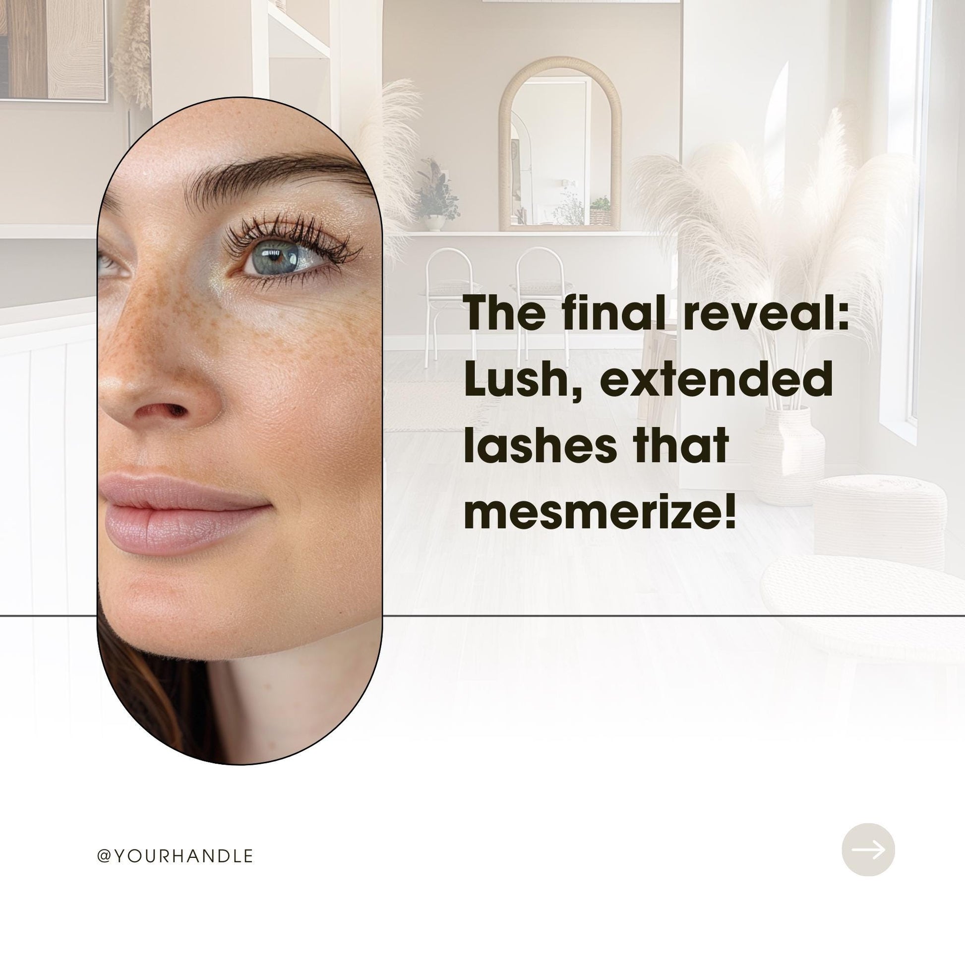 Lash Instagram Carousel Canva Templates | Lash Tech Marketing & Beauty Social Media Kit - Social Canvas