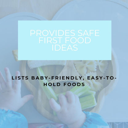 Baby-Led Weaning Planner Canva Editable | Digital Guide for First Foods, Meal Planning & Baby Nutrition | Free Letters to Baby Gift - Social Canvas