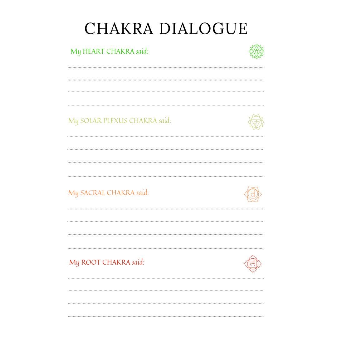 Chakra Planner Canva Template | Printable Chakra Journal | Energy Healing Tracker | Mindfulness & Meditation Planner | Digital Download - Social Canvas