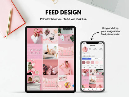 Social Media Content Canva Template Graphic - Social Canvas