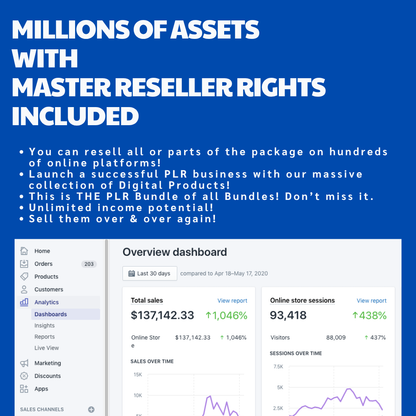 Massive DFY Digital Products Vault – Millions of PLR/MRR Files to Build & Sell Instantly - Social Canvas