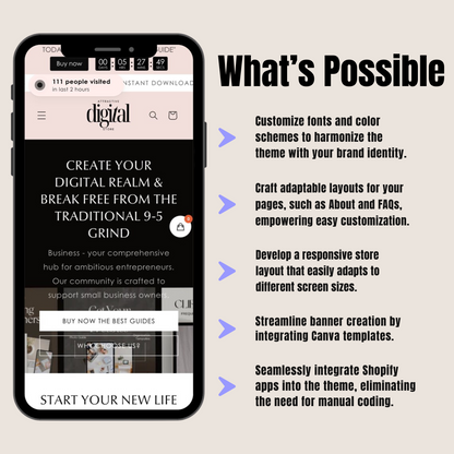 50 Digital Products + Custom Built Store – Launch & Sell