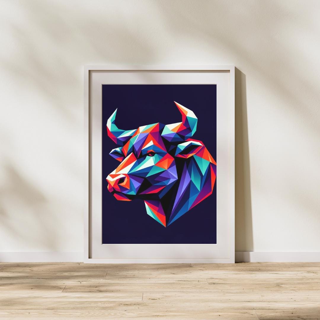 Animal Geometric PNG Digital Downloads for Print on Demand - Social Canvas