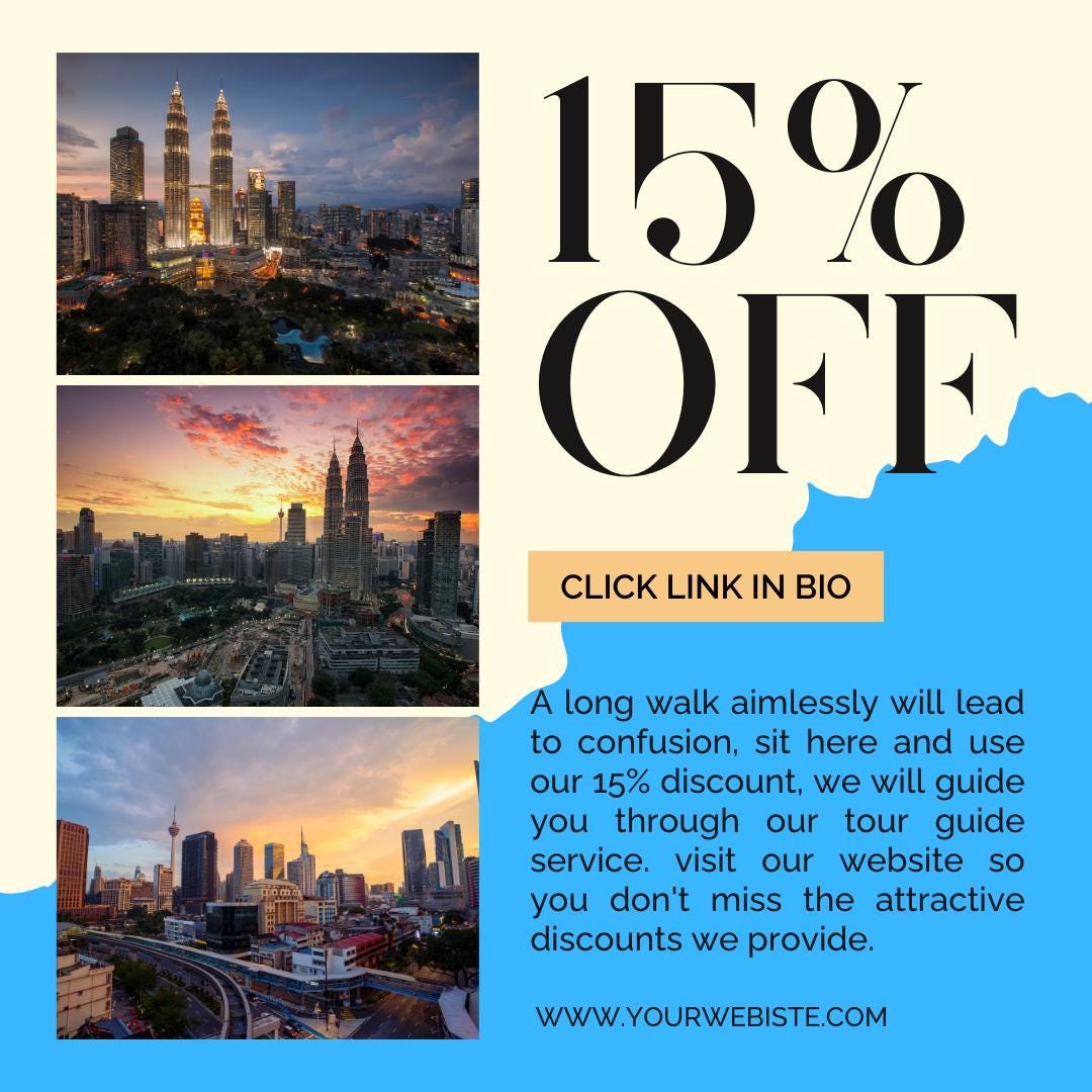 340 Travel Social Media Branding Templates Canva | Instagram and Facebook Posts | Travel Quotes, Tips and Promotions | Digital Download - Social Canvas