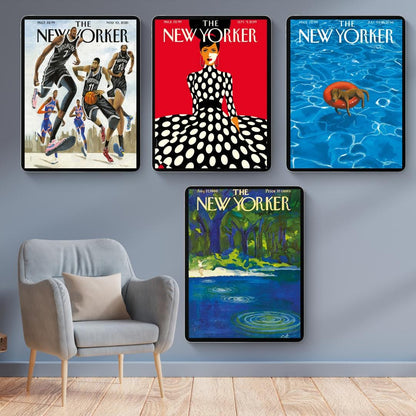 150 Magazine Cover Art Prints | Printable Wall Art | Iconic & Vintage Covers | New Yorker, Retro and Modern Designs | 300 DPI - Social Canvas