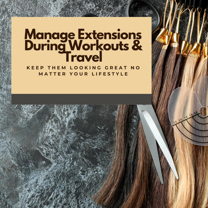 Hair Extension Care Guide | Maintain & Style Your Extensions Like a Pro | Digital Haircare Ebook - Social Canvas