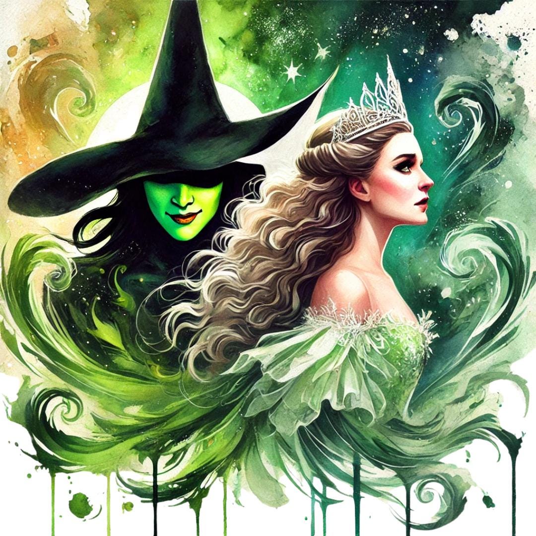 Wicked and Wizard of OZ Inspired 30 Original Artwork Without Watermark | PNG Digital Download | Witch Themed Artwork for Crafts & Design - Social Canvas