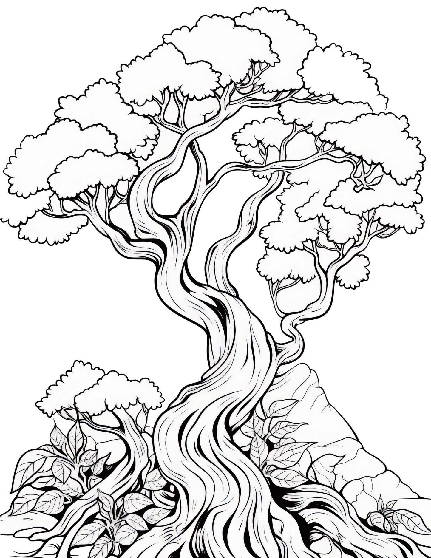 Minimalist Boho Coloring Book | 25-Page Canva Template with Bohemian Designs | Relaxing, Modern, and Aesthetic Coloring Pages - Social Canvas