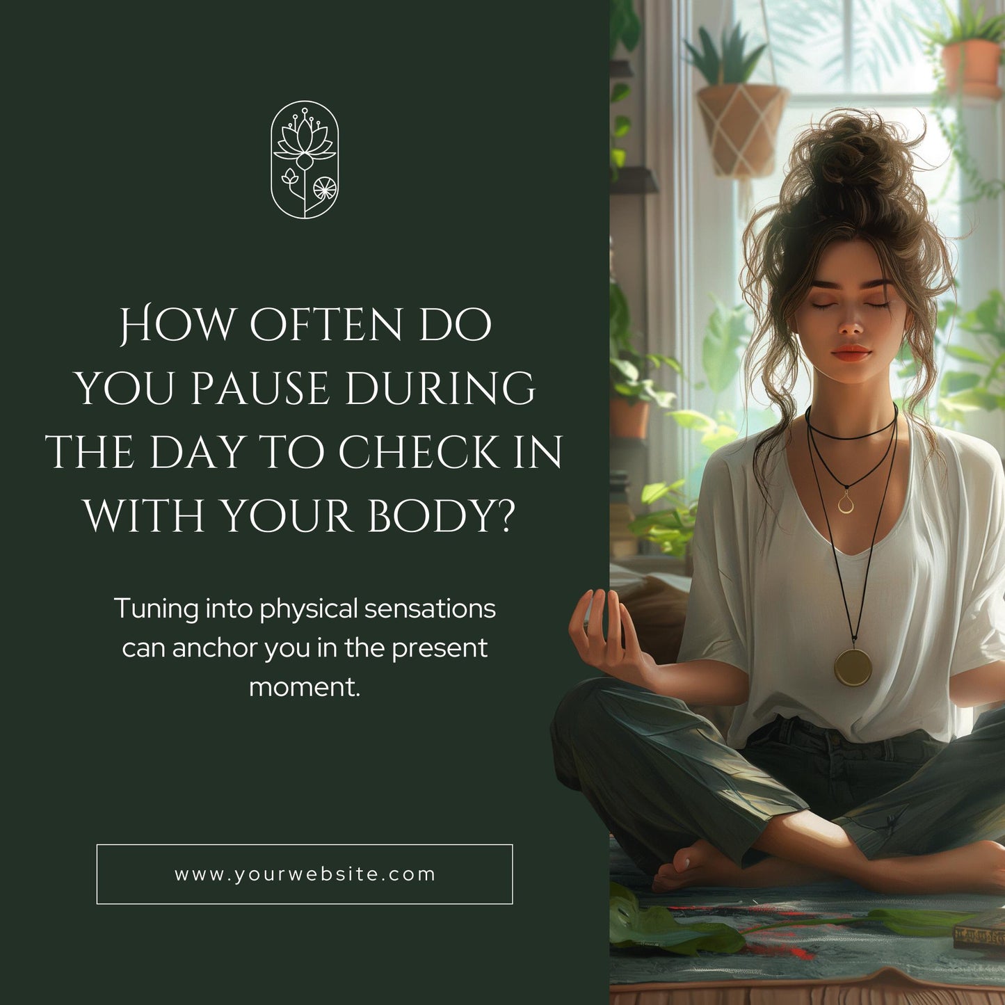 25 Mindfulness Social Media Templates | Editable Canva Templates | Wellness, Self-Care & Mental Health Instagram Posts | Instant Download - Social Canvas