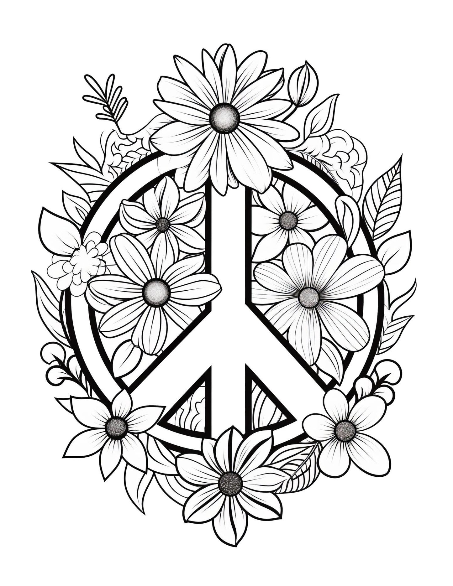 Minimalist Boho Coloring Book | 25-Page Canva Template with Bohemian Designs | Relaxing, Modern, and Aesthetic Coloring Pages - Social Canvas