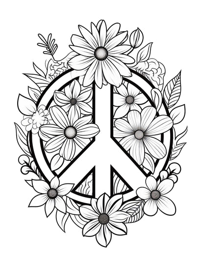 Minimalist Boho Coloring Book | 25-Page Canva Template with Bohemian Designs | Relaxing, Modern, and Aesthetic Coloring Pages - Social Canvas