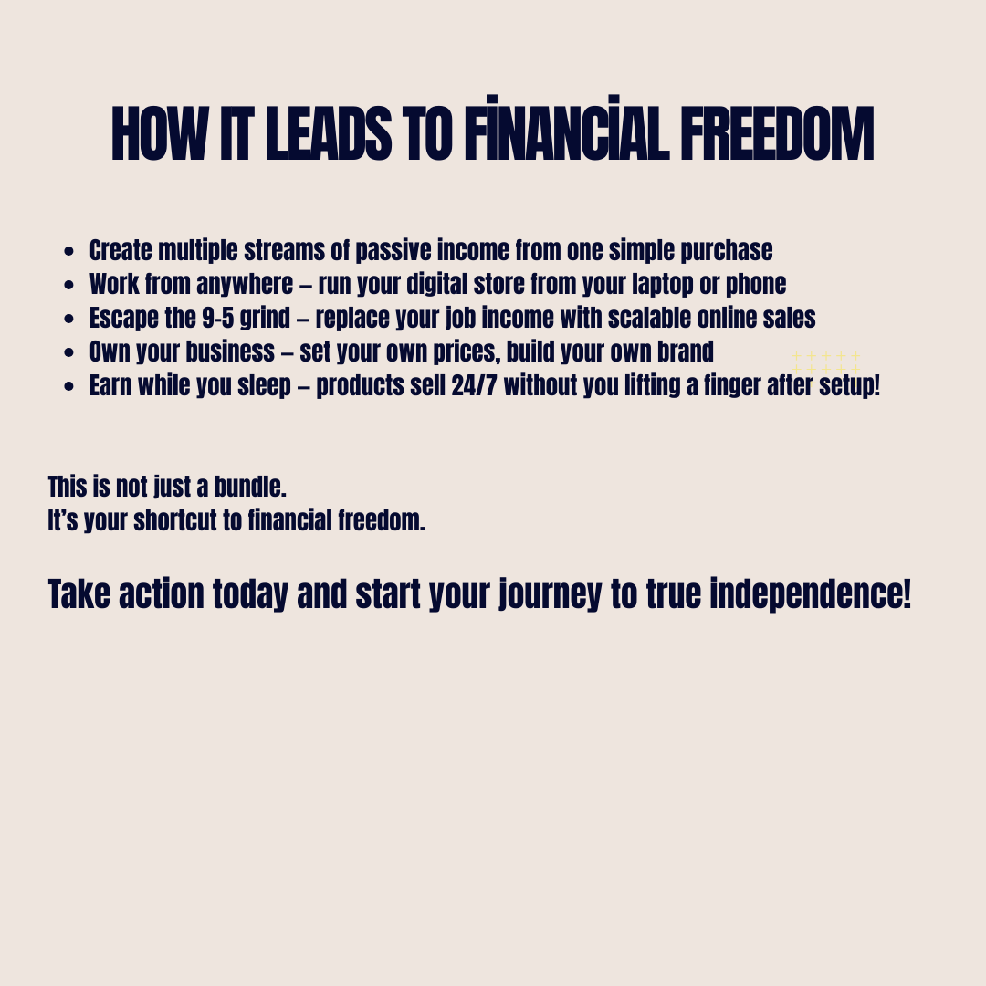 50 Digital Products + Custom Built Store – Launch & Sell