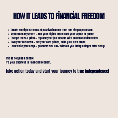 50 Digital Products + Custom Built Store – Launch & Sell