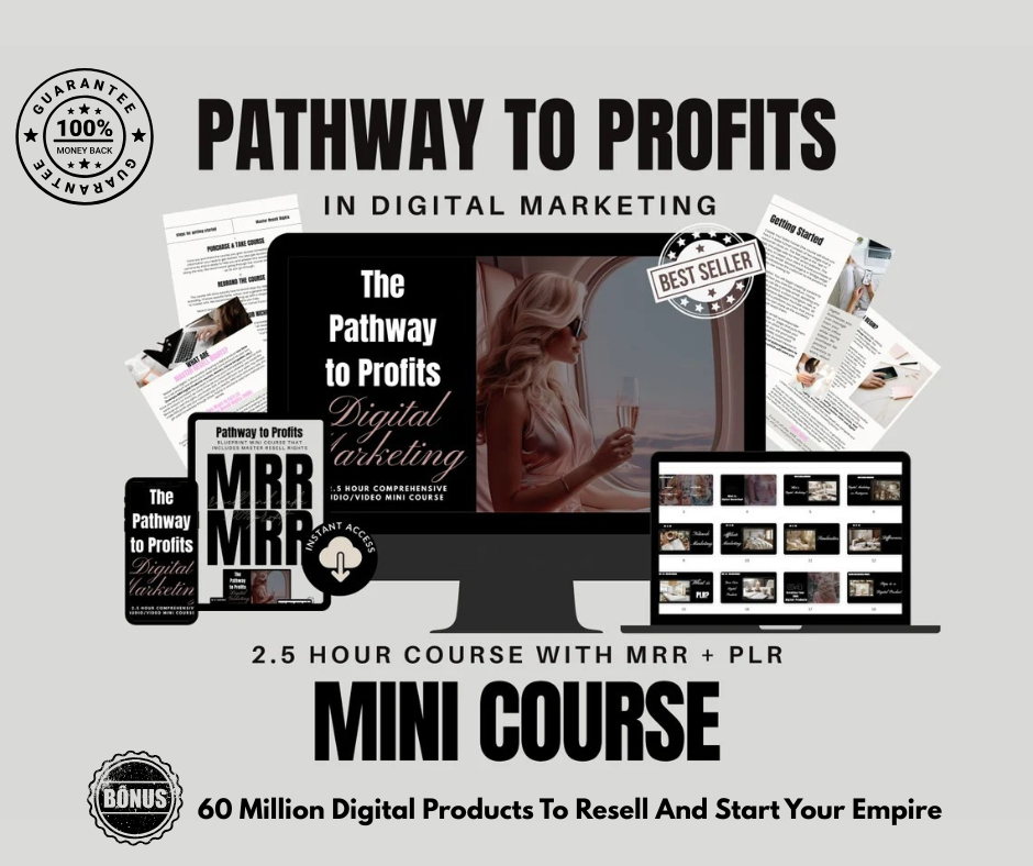 Launch Your Digital Product Empire / Marketing Course + Digital Products Bundle: The Proven Framework Used by Top Online Entrepreneurs