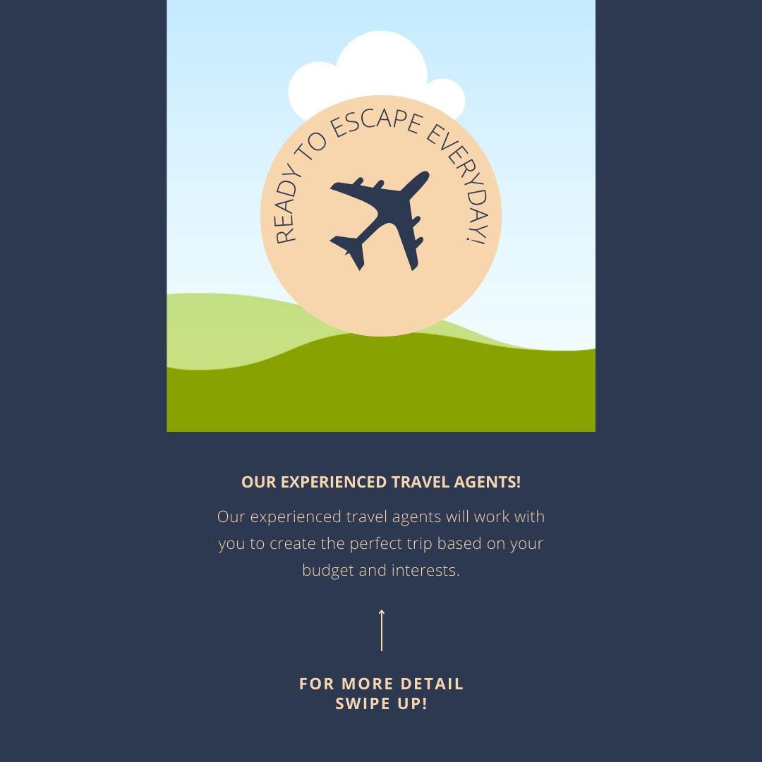 110 Travel Instagram Post and Story Templates Canva | Travel Blogger | Social Media Planner, Analytics Guide and 800 Faceless Videos - Social Canvas