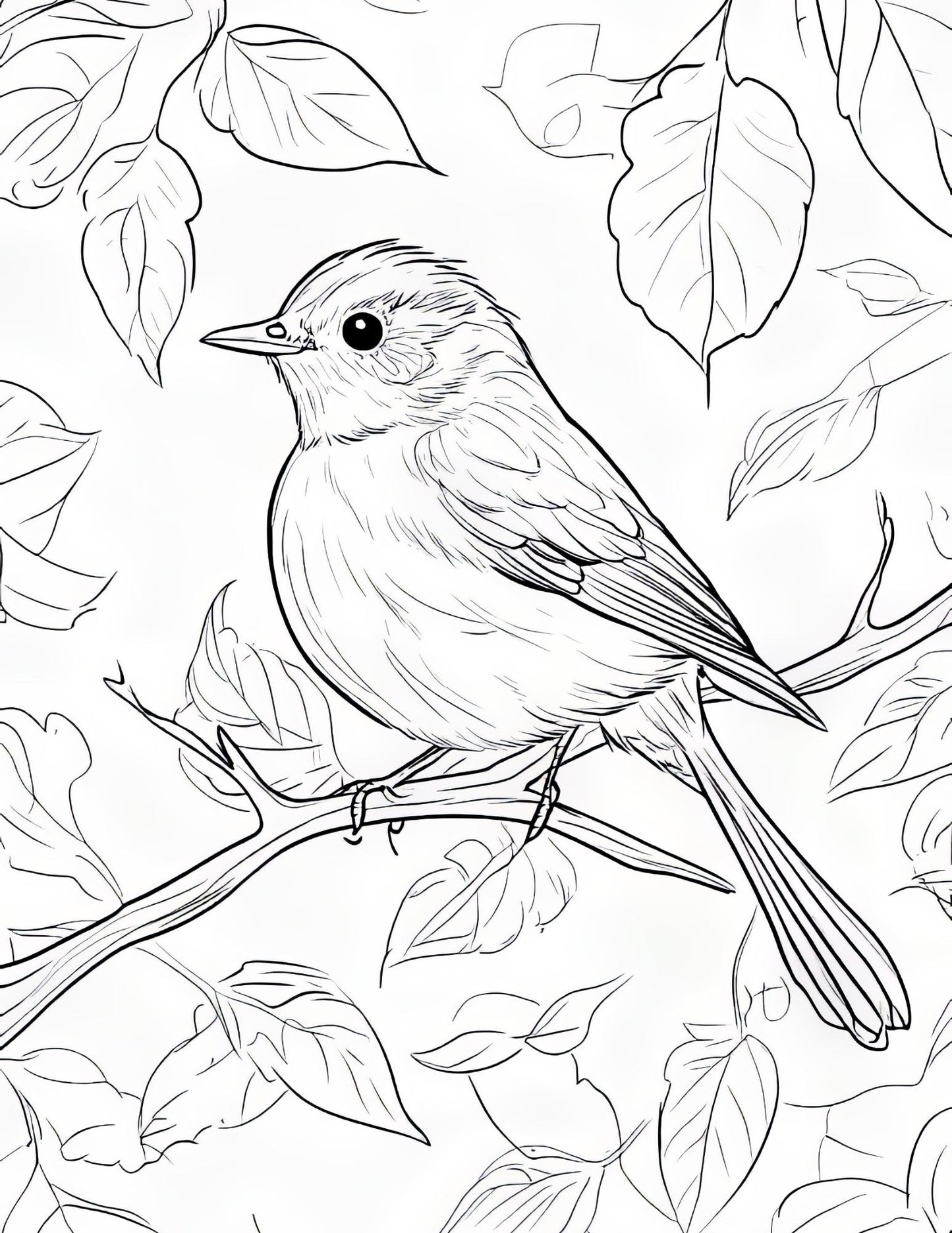 Autumn Animals Coloring Book | 25-Page Canva Template with Woodland Wildlife Designs | Fall-Themed Coloring Pages for All Ages - Social Canvas