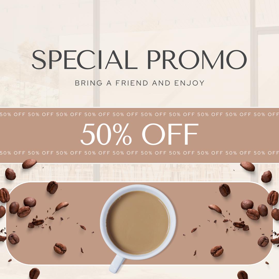 Coffee Shop Social Media Canva Templates | Café and Barista Marketing Kit | Social Media Planner, Analytics Guide - Social Canvas